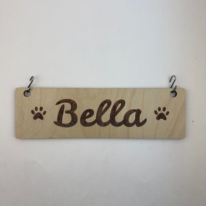 Custom Pet Name Crate Sign, Personalized Crate Sign, Pet Crate Sign, Hanging Pet Sign, Custom Dog Decoration, Custom Pet Sign, Crate Pet Tag