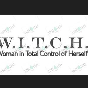 Hexe Frau in totaler Kontrolle über ihre eigene digitale Datei svg Vinyl-Aufkleber Cricut Silhouette und andere Maker Maschinen
