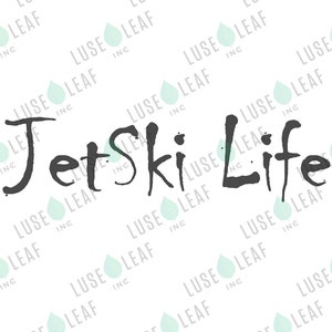 JetSki Life vinyl decal download SVG file