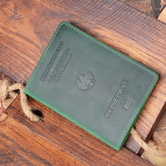 Deutschland/german Passport Cover VINTAGE STYLE Genuine Etsy