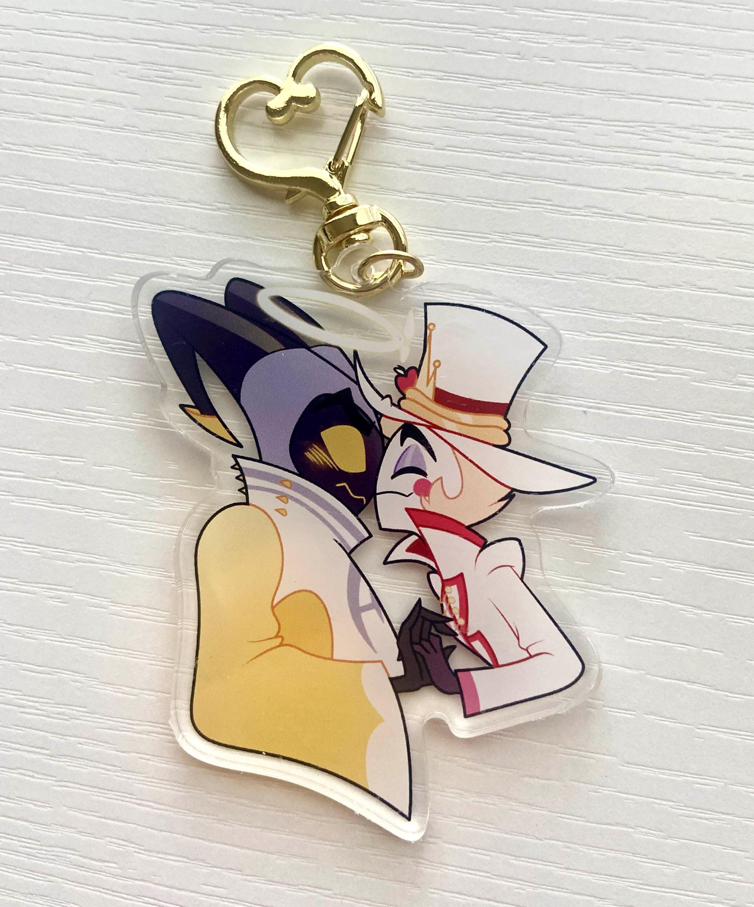 キーホルダー・アクリルキーホルダー Hazbin Hotel Lucifer Valentine Keychain Lucifer Valentine's Keychain | Hazbin Hotel