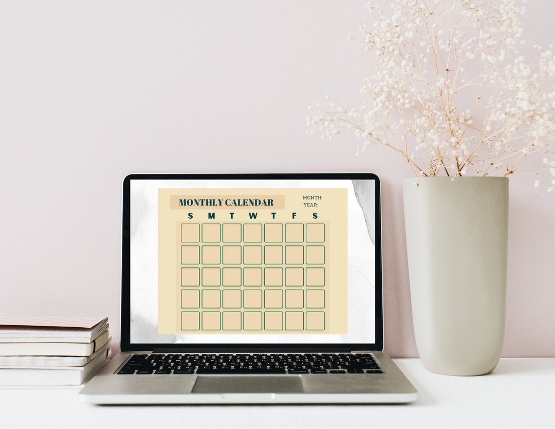 Aesthetically Pleasing Calendar - Etsy