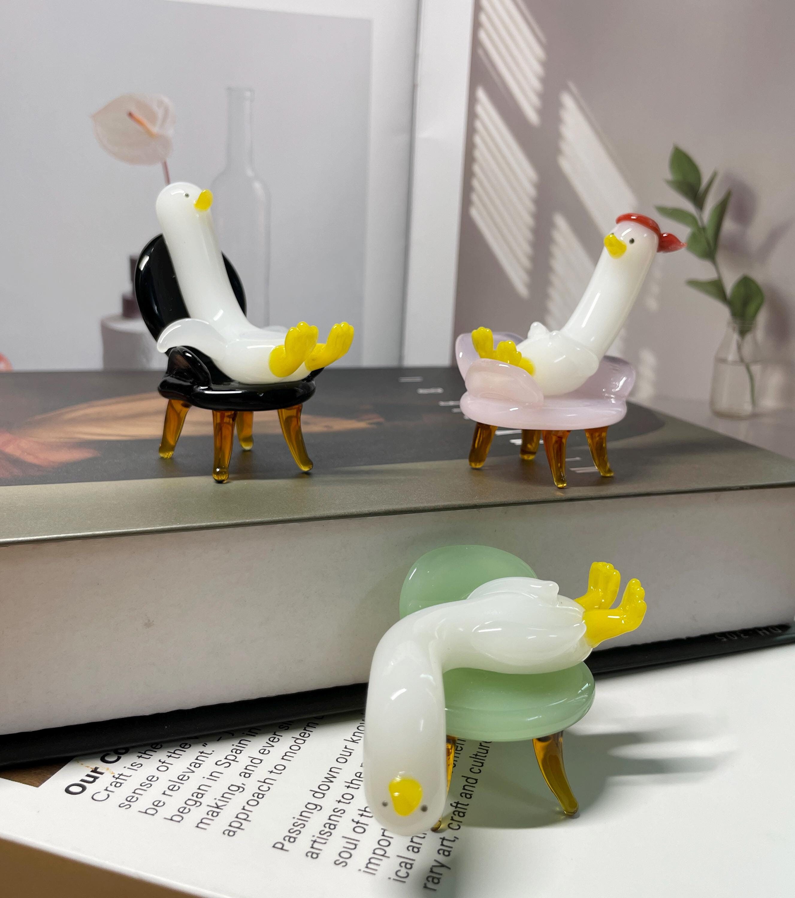 thumbnail image 2 of Odoukey 60Pcs Mini Ducks Colorful Funny Tiny Middle Finger 2 of 13