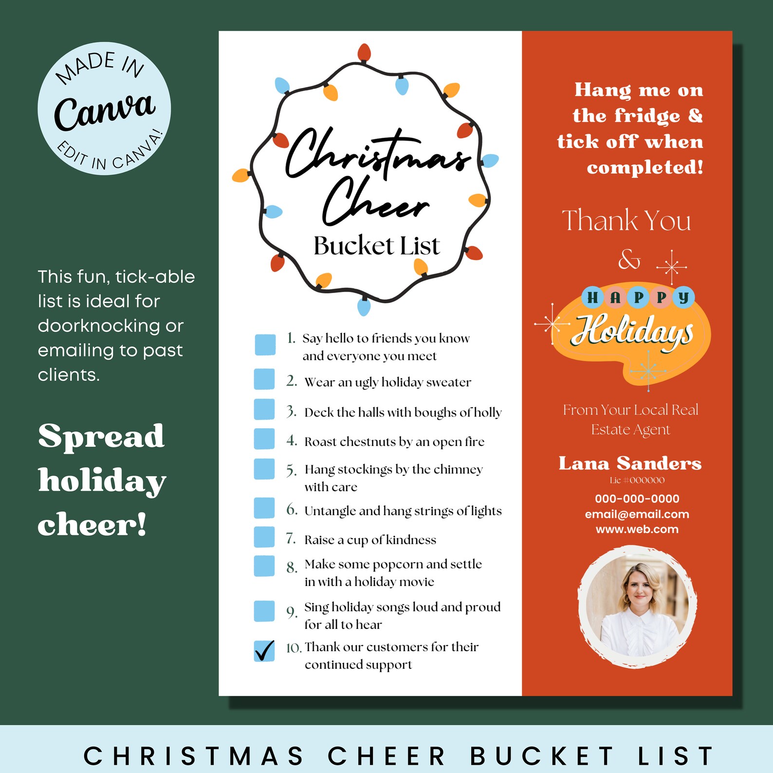 Happy Holidays Flyer Pack, Ho Ho Home for the Holidays, Christmas ...