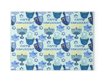 Hanukkah Menorah Tray - Hanukkah Drip Trays- Hanukkah Gift - Hanukkah Decorations - Chanukah Decorations - Hanukkah Decor