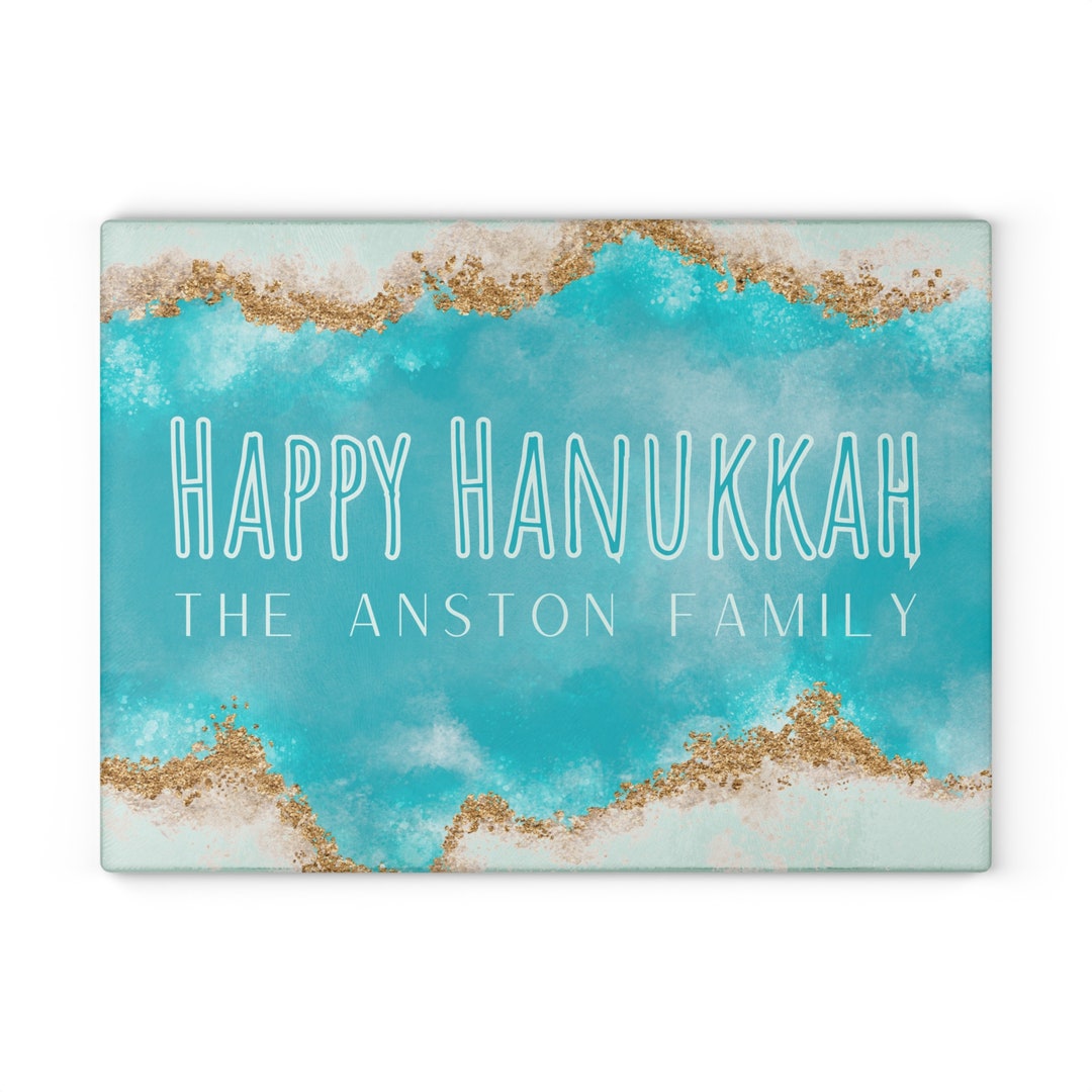 Custom Menorah Tray for Hanukkah Gift Hanukkah Drip Trays Personalized