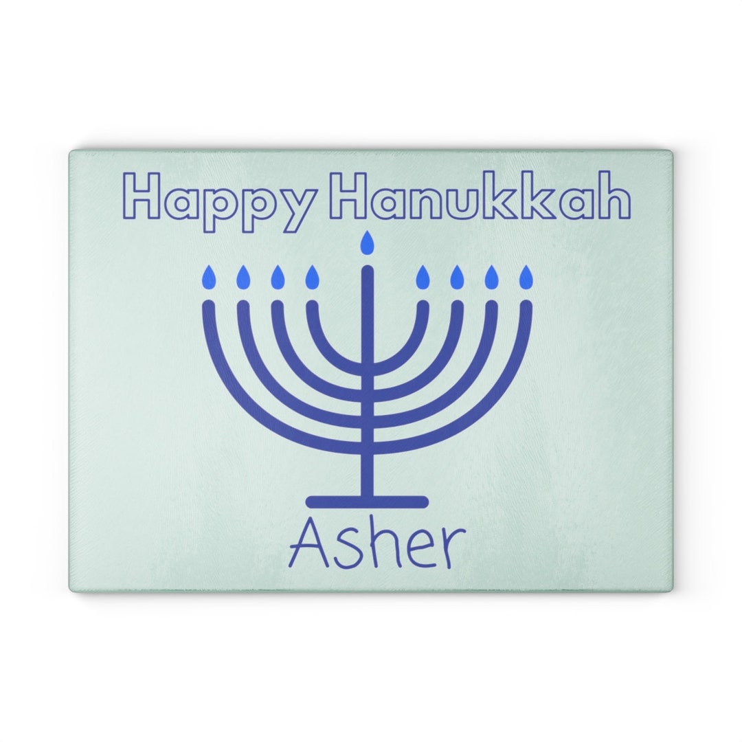 Custom Menorah Trays for Hanukkah Gift Kids Hanukkah Drip Etsy
