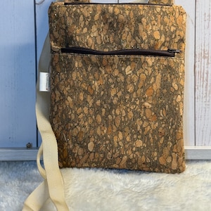 Bolso, bolso bandolera, bolso para perros, bolso para perros, idea de regalo para comprador, amante de los perros, escuela para perros, cachorro, bolsa de regalo de corcho