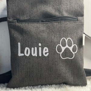 Superbe sac de promenade, sac à bandoulière, sac à friandises, sac de soirée, sac fin, chien, idée cadeau
