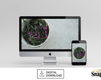Talee di cespuglio di farfalle / Secchio da giardino / Fiore JPG / 2 pacchetti di download digitali