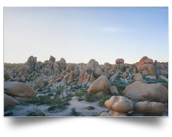 Mojave Desert Rock Formation / Joshua Tree / Wall Art / Wallpaper / Decor / Poster Print