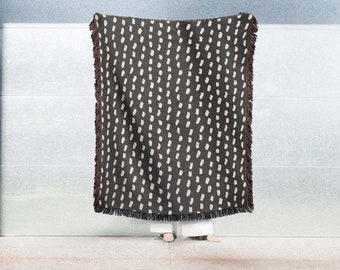 Woven Blanket, Throw Blanket Couch, Boho Throw Blanket, Modern Throw Blanket, Geometric Blanket, Woven Throw Blanket, Decorative Blanket