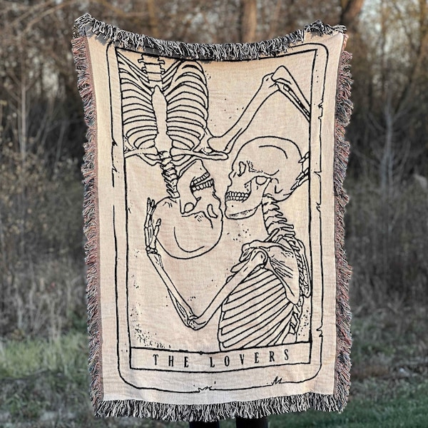 Skull Blanket Etsy
