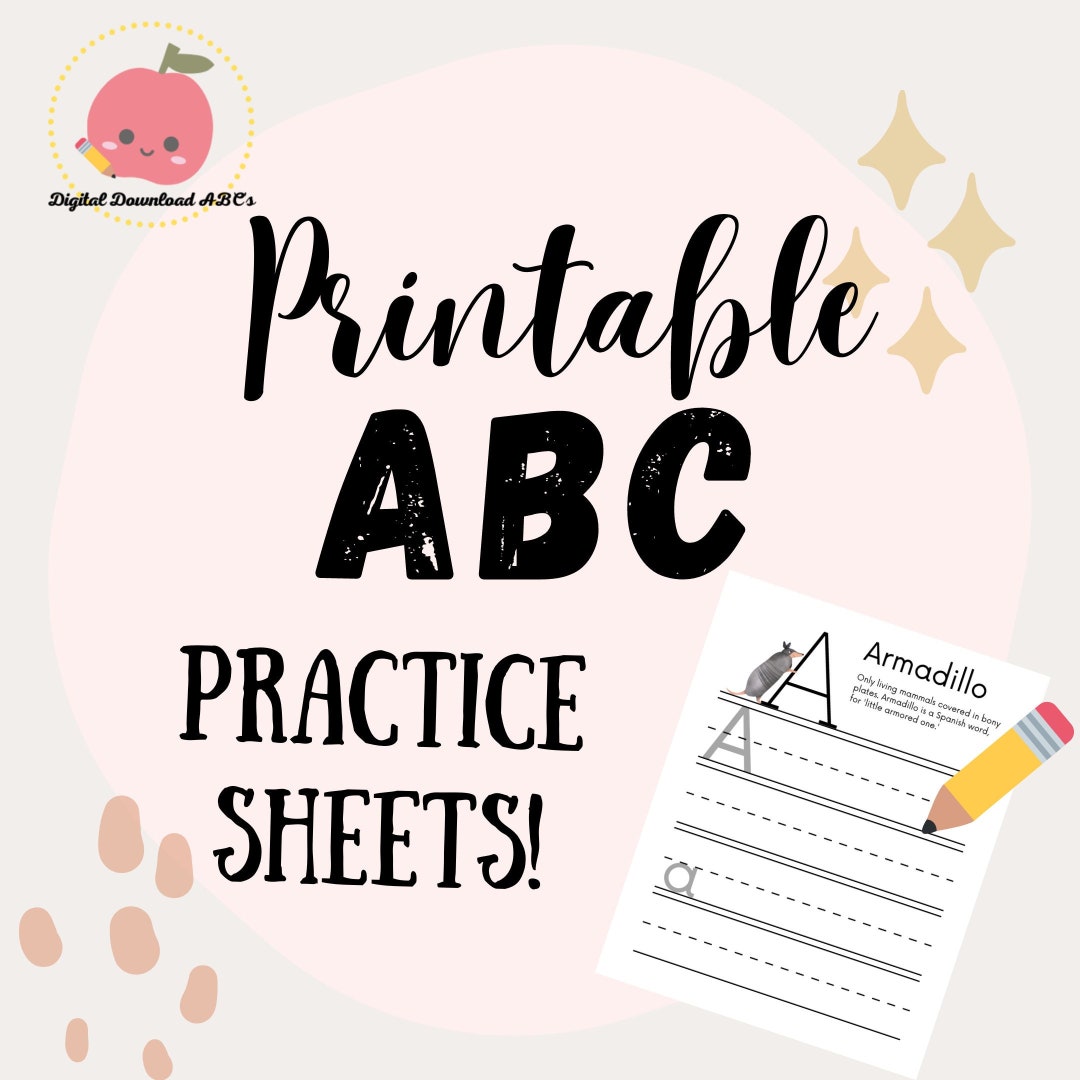 Digital Download Alphabet, Homeschooling Activities, Preschool Learning ...