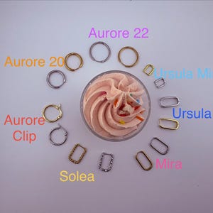 Boucles d’oreilles pour pampilles interchangeables