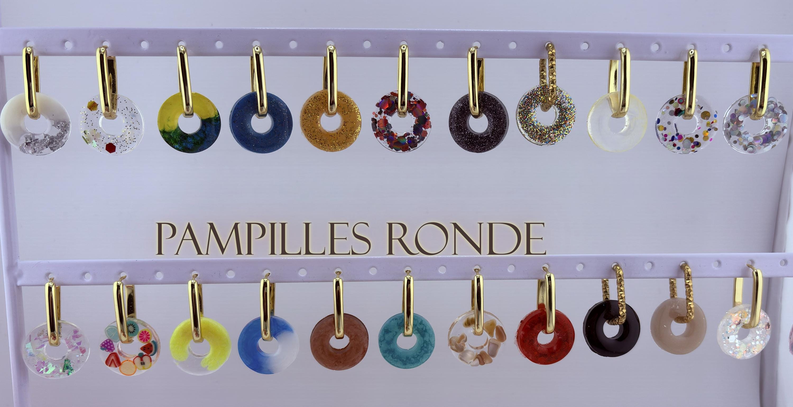 6 Paires De Boucles D'oreilles Pendantes à Clip – Résine – Ours, Gâteau, Fraise – Sans Piercing Pour Enfants