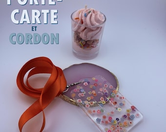 Porte-carte + cordon