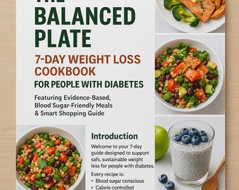 Piano alimentare di 7 giorni per perdere peso con il diabete / Ricette per ridurre la glicemia (PDF)