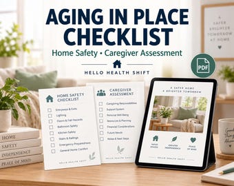 Aging in Place Checklist, Senior Home Safety Planner, Caregiver Assessment (PDF)