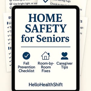 Home Safety Guide for Seniors: Fall Prevention Checklist (rn-created ...