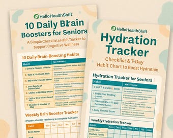 Pacchetto Senior Wellness Tracker: potenziamento cerebrale e idratazione (download PDF)