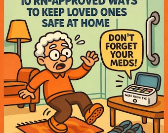 Lista di controllo per la prevenzione delle cadute approvata dagli infermieri professionali per anziani / Guida alla sicurezza domestica (download PDF)