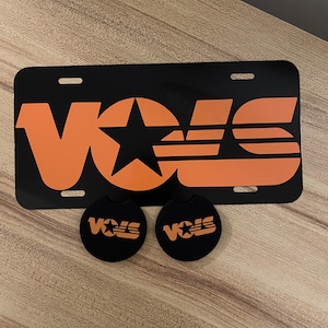 Vols License plate & Coasters