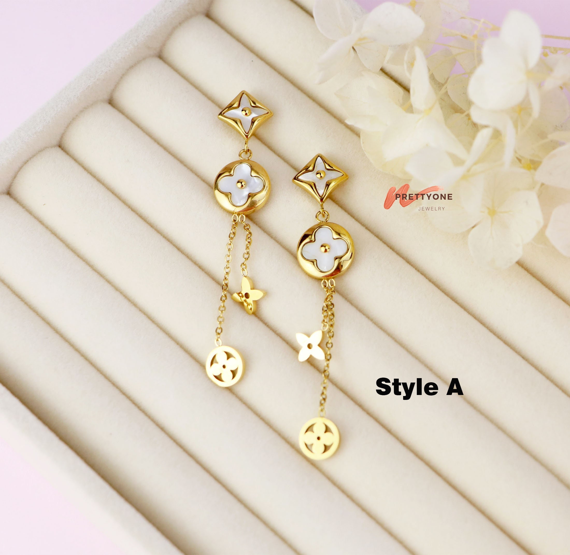 Louis Vuitton 2023 SS Costume Jewelry Casual Style Flower Party Style  Office Style (M00981)