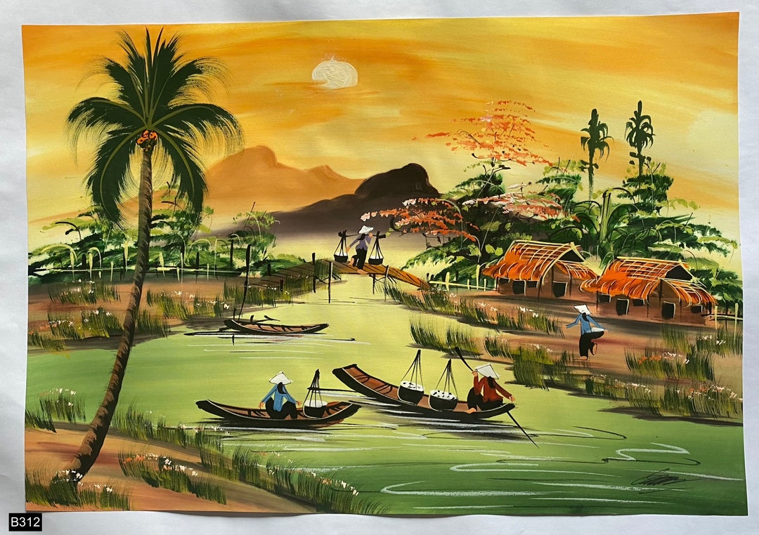 Unframed Oil Painting 100 Handmade Hand Painted Wall Art on Canvas