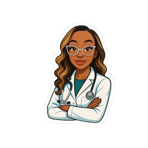 Empowering Healthcare Stickers: Nurse, Doctor, Medical Student Gifts