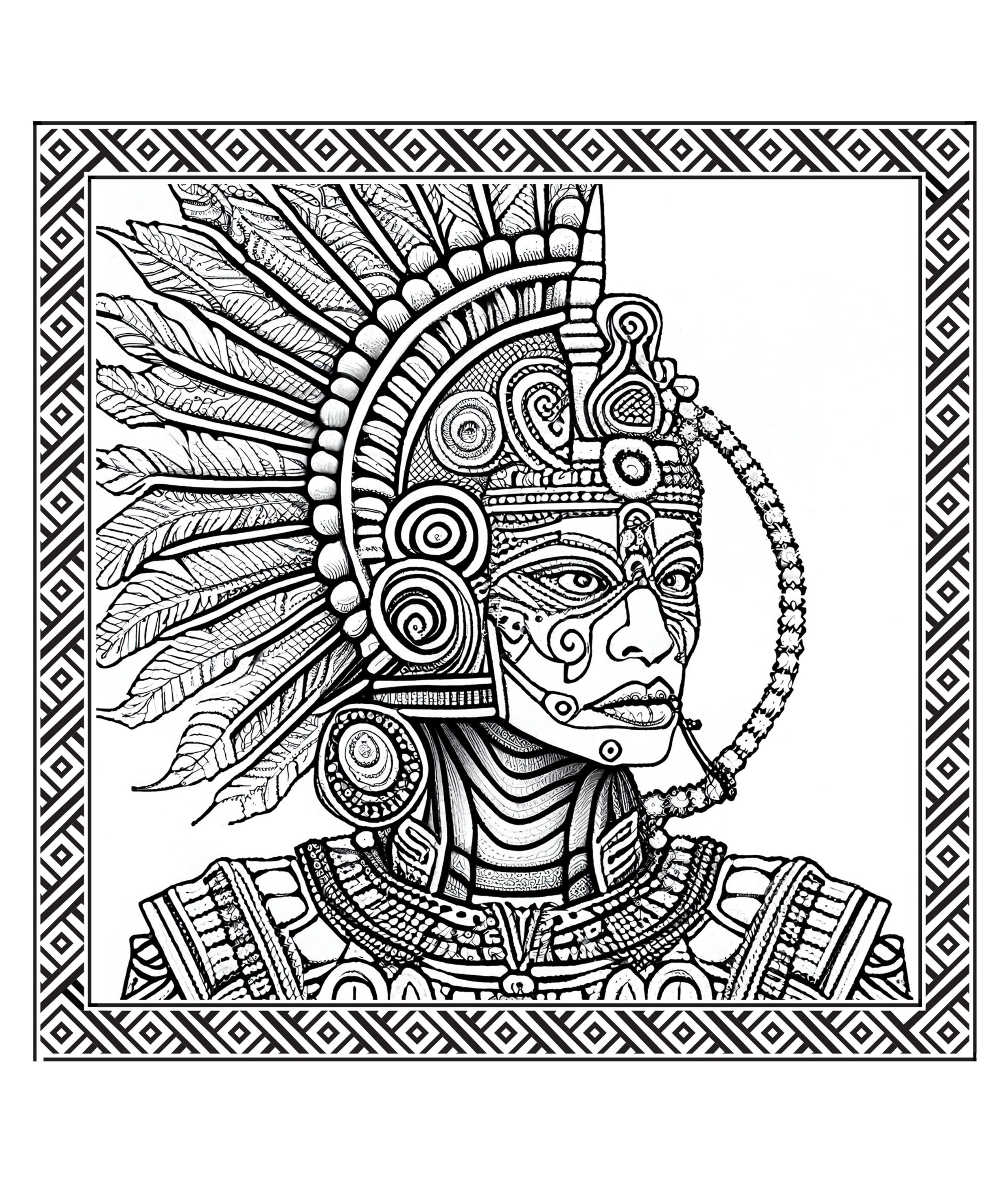 Aztec Mythology Coloring Book: A Journey With Ancient Gods - Etsy