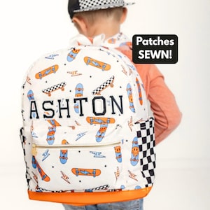 Personalized Boy Nylon Backpack, Back to School School Bag, Kids School bag, Custom Bag for Boys, Travel Backpack, Name Backpack Boy