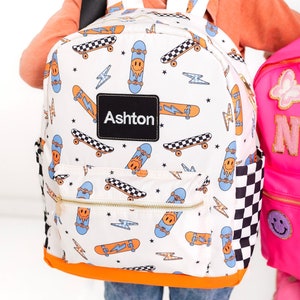 Sac à dos personnalisé en nylon pour garçon, cartable pour la rentrée des classes, cartable pour enfants, sac personnalisé pour garçon, sac à dos de voyage, sac à dos prénom garçon