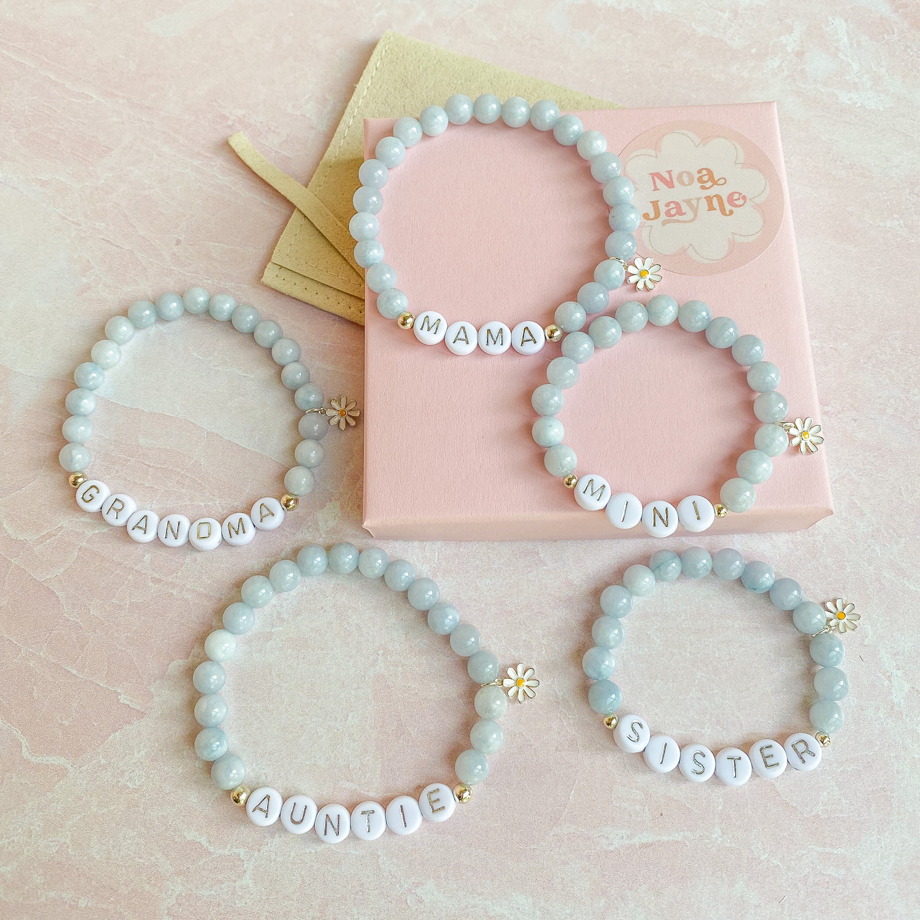 ✿handmama's shop✿ Mama Mini Bracelet, Matching Bracelets, Mommy and Me, Mommy