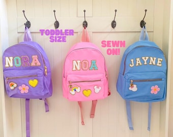 Personalized Toddler Backpack: Custom, Cute, and Convenient! Perfect Small Backpack for Daycare or Back to School - Fully Customizable!