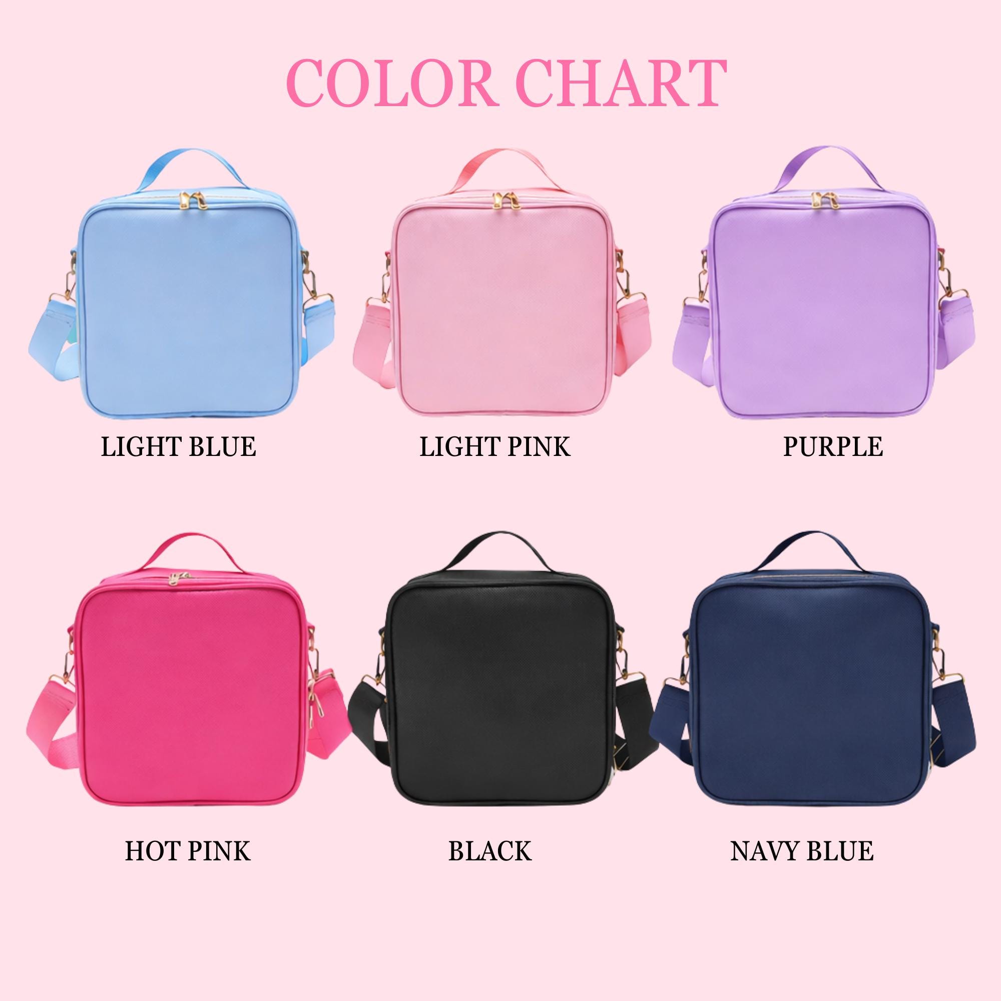 Custom Lunch Box for Kids - Personalized Lunch Bag With Name, Chenille ...