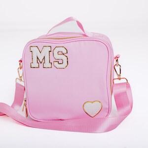 Custom Lunch Box for Kids - Personalized Lunch Bag With Name, Chenille ...