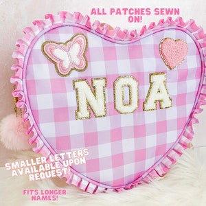 Customizable Heart Backpack - Get Creative with Custom Patches to Make your Own Unique Design!