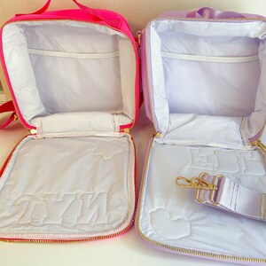 Custom Lunch Box for Kids - Personalized Lunch Bag With Name, Chenille ...