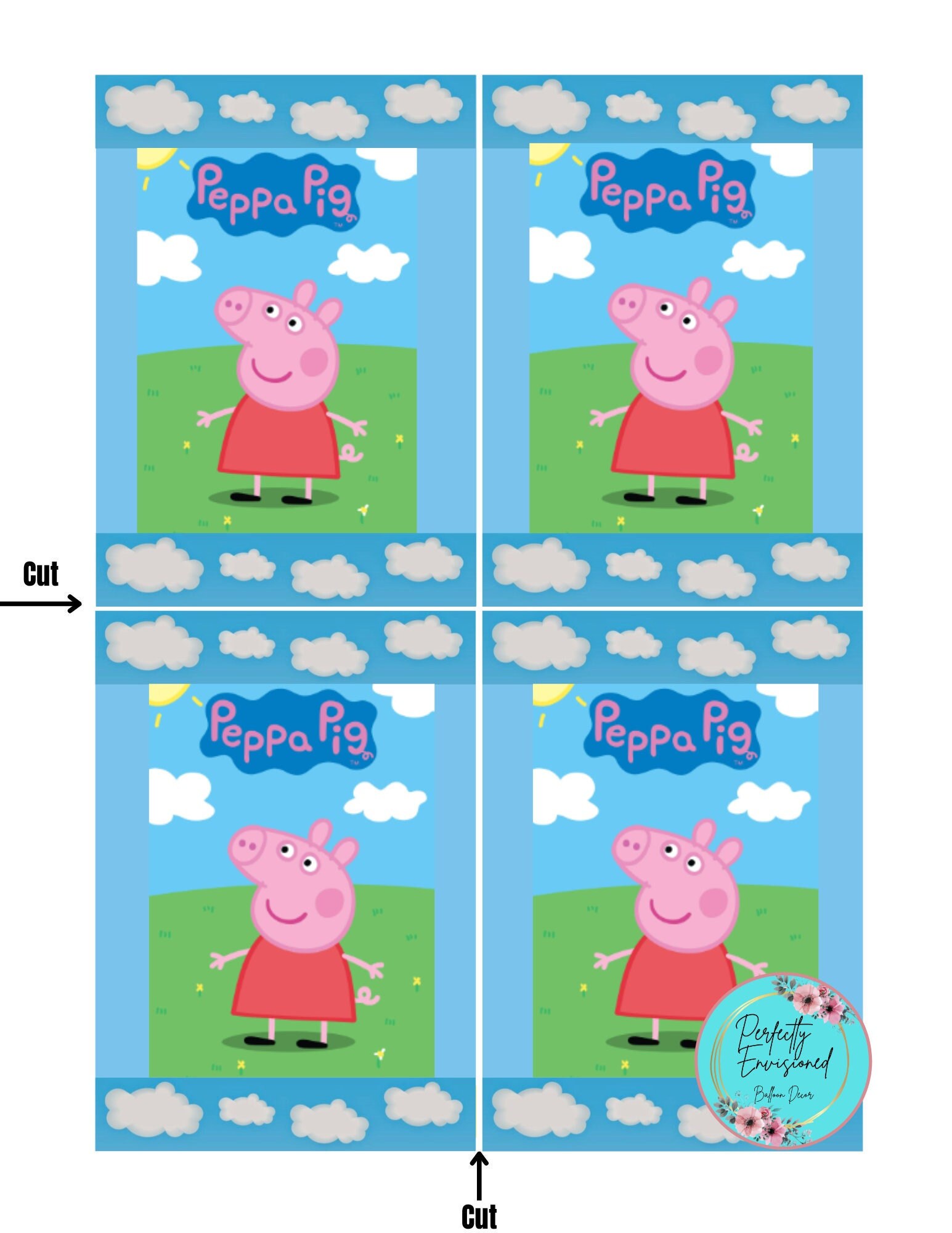 Peppa Pig Capri Sun Labels - Etsy