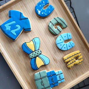 Retro Birthday Sugar Cookies With Royal Icing comic Book Cookies
