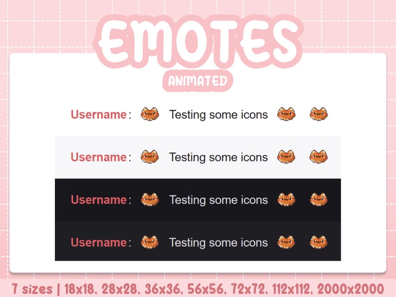 Animated Pixel Emote | Tabby Cat | Orange | Bouncing Cat Stream Decor ...