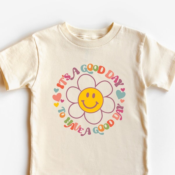 Toddler Flower Smiley Face Shirt Etsy