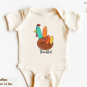 Thankful Thanksgiving Onesie, Babyboy Onesie, Babygirl Fall Outfit, Retro Thanksgiving Shirt, Trendy Girls Outfit, Turkey Boys Shirt