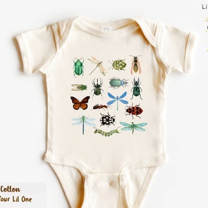 Retro Bugs Onesie, Cute Entomology Shirt for Toddlers, Future Entomologist Girls Shirts, Kids Shirts, Baby Girl Onesie