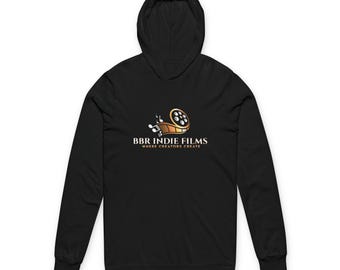 BBR Indie Films Hooded Sweatshirt, Unisex Film Buff Apparel, Movie Lover Comfort