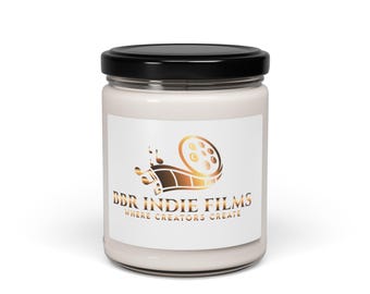 Scented Soy Candle, Cinnamon Vanilla, Cozy Home Fragrance