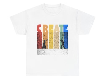 Create Inspirational Unisex Hoodie, Motivational Graphic Long Sleeve Shirt