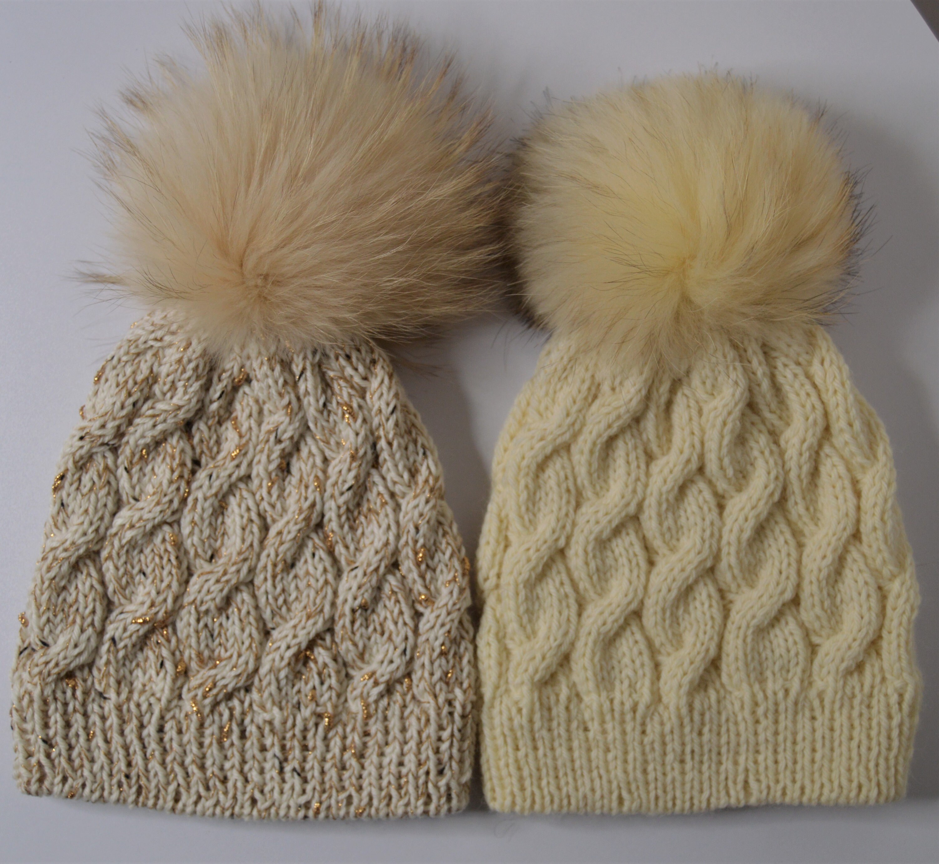 PDF KNIT PATTERN Easy Simple Beginner Cable Knitting Hat Instant ...