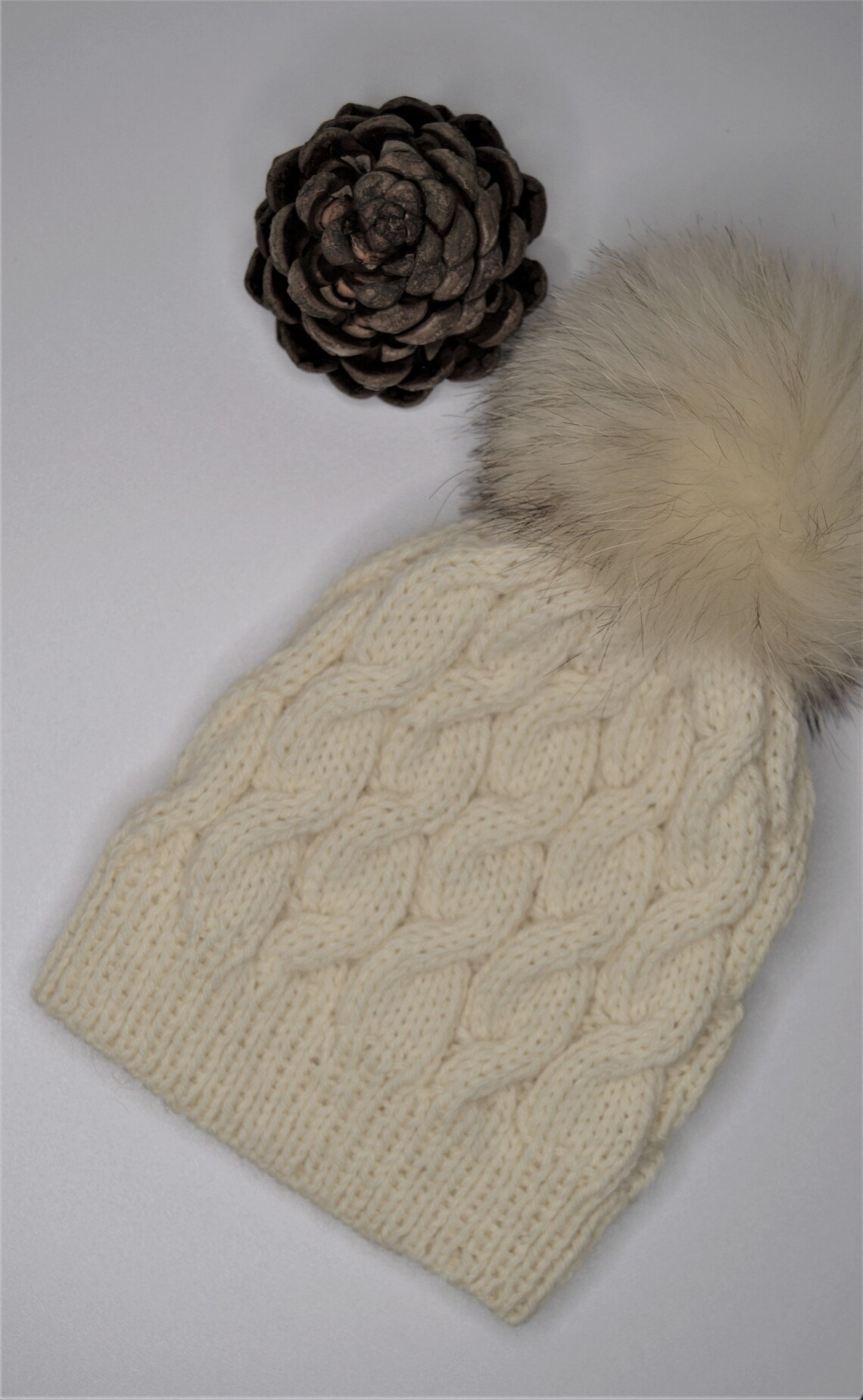 PDF KNIT PATTERN Easy Simple Beginner Cable Knitting Hat Instant ...